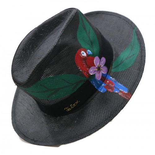 Γυναικείο Καπέλο Μάυρο - Παπαγάλος