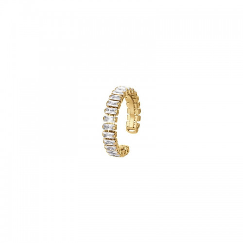 Δαχτυλίδι Ριβιέρα Διάφανο- Χρυσό 